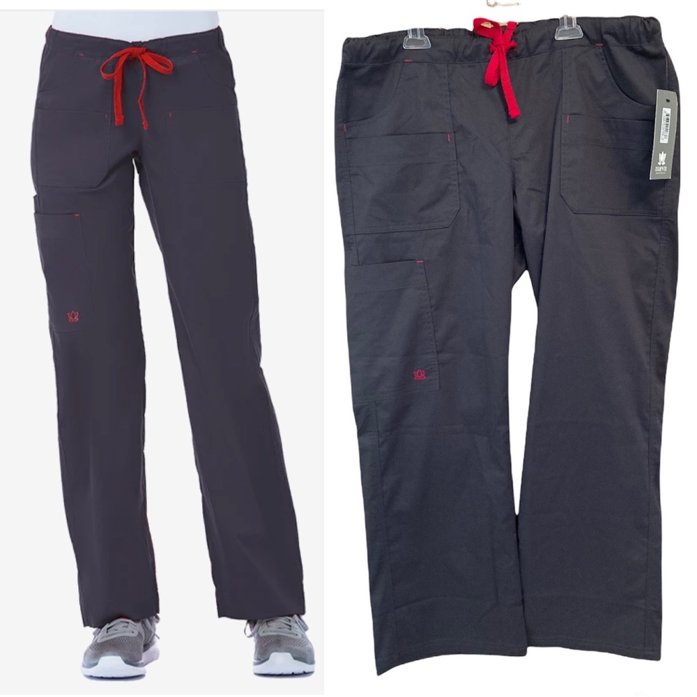 Maevn Blossom Collection Utility Cargo Scrub Pants size LP